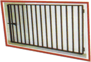 Grilled Horse Stall Door Guard