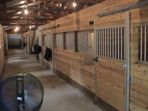 aluminum stalls