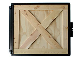CM93 Solid Dutch Door with Crossbucks