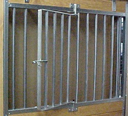 Galvanized Horse Stall Door with Swingout